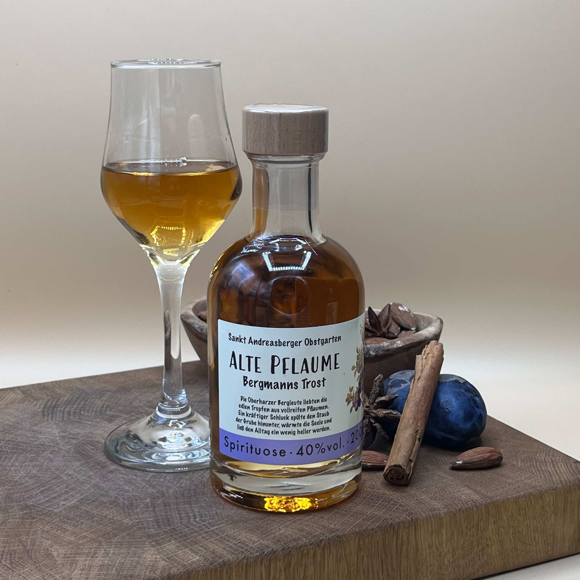 Alte Pflaume (200ml) - Bergmanns Trost aus Sankt Andreasberg