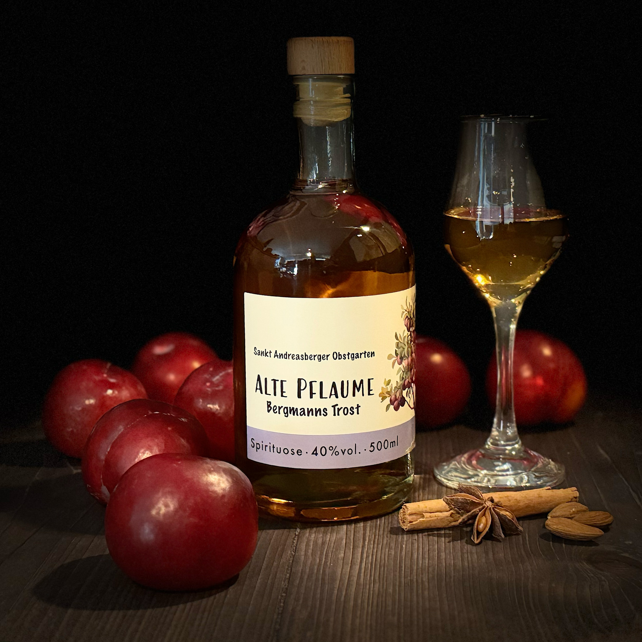 Alte Pflaume (500ml) - Bergmanns Trost aus Sankt Andreasberg
